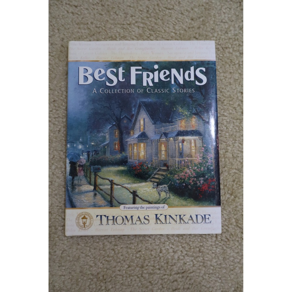 Cottagecore Thomas Kinkade Best Friends Classic Stories Book OS Cream Hardcover
